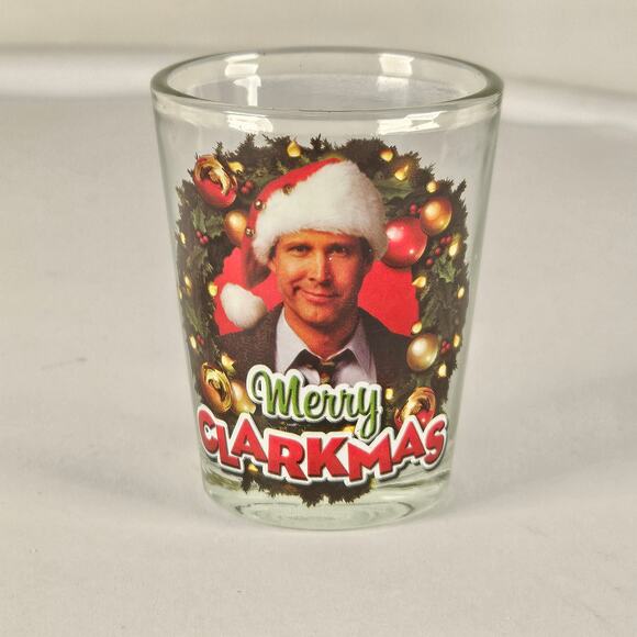 Christmas Vacation Shot Glass Set 4pc Clark Griswold 1.5oz Holiday Drink Bar - Picture 8 of 16